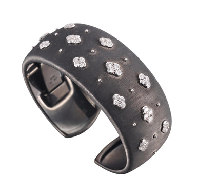 18k Buccellati Diamond Bangle