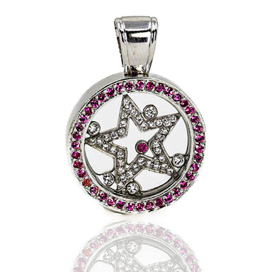 18k Floating Star Pendant