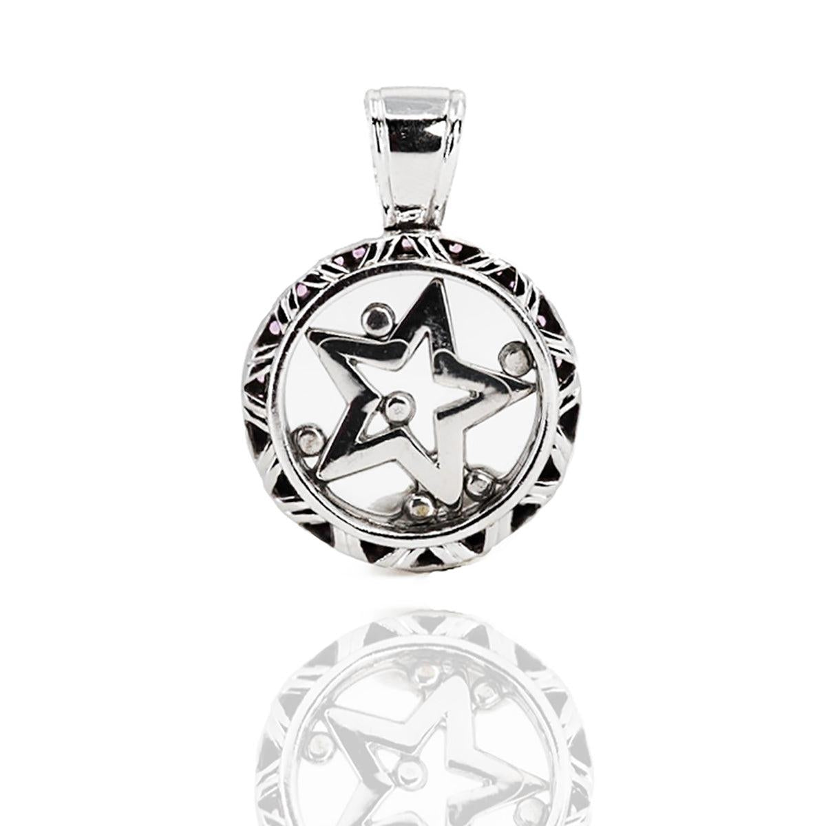 18k Floating Star Pendant