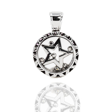 18k Floating Star Pendant