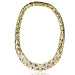 18k Heavy Gold Diamond Necklace