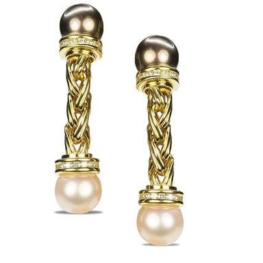 18k Pearl Drop Earrings