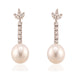 18k Pearl Drop Earrings