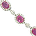 18k Pink Sapphire Bracelet