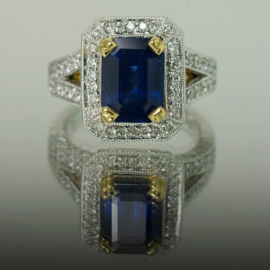 18k Sapphire Ring
