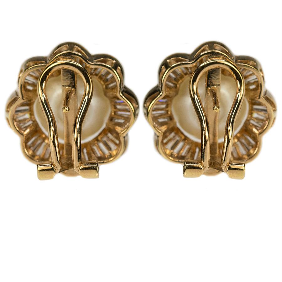 18k South Sea Pearl Earrings