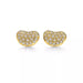 18k Tiffany & Co "Elsa Peretti" Bean Design Earrings