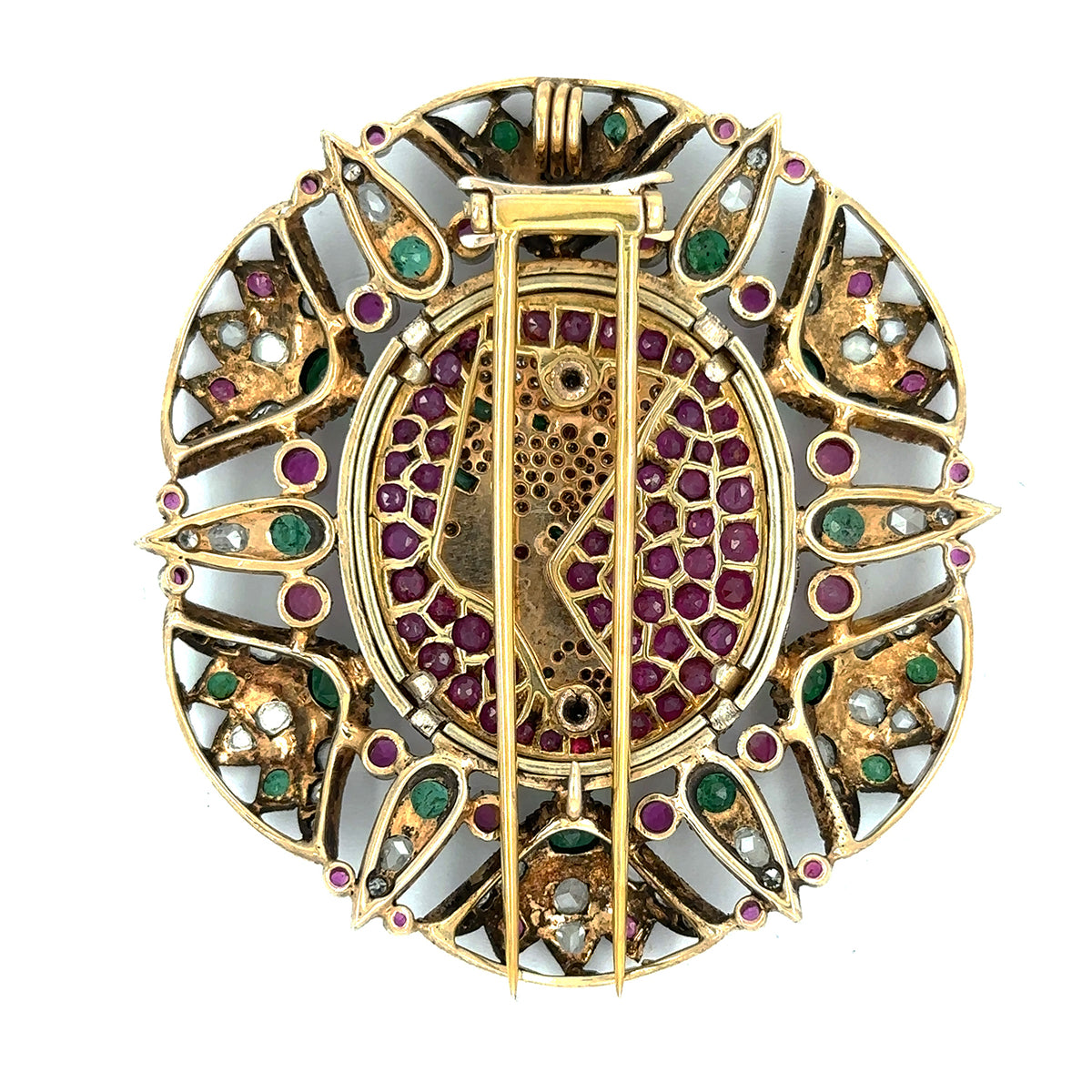 Huge Egyptian Motif Brooch