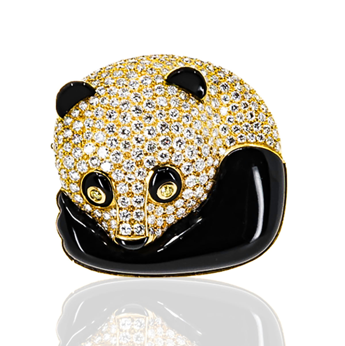 H. Stern Panda Brooch