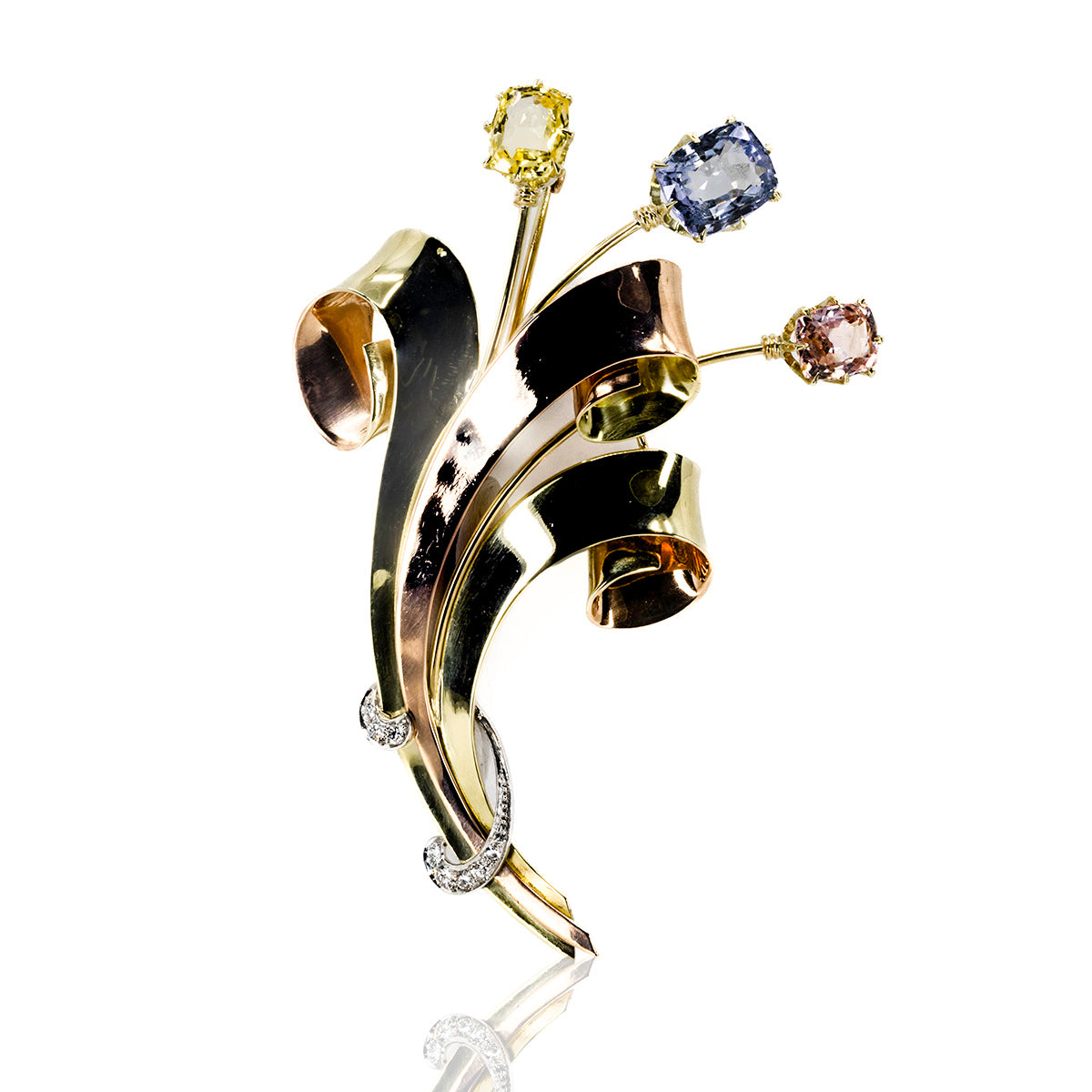 1940's Tiffany & Co Sapphire Brooch