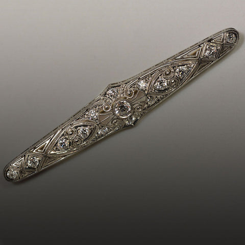 Platiunm Edwardian Brooch