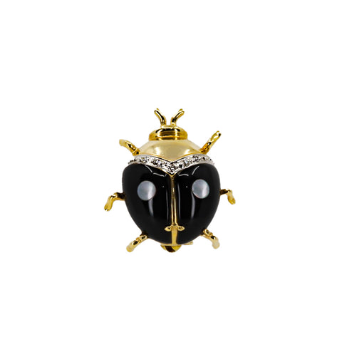 14k Lady Bug Pin