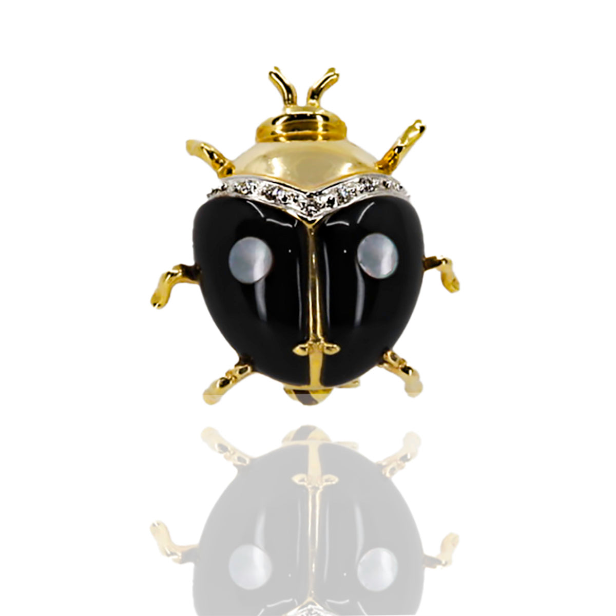 14k Lady Bug Pin