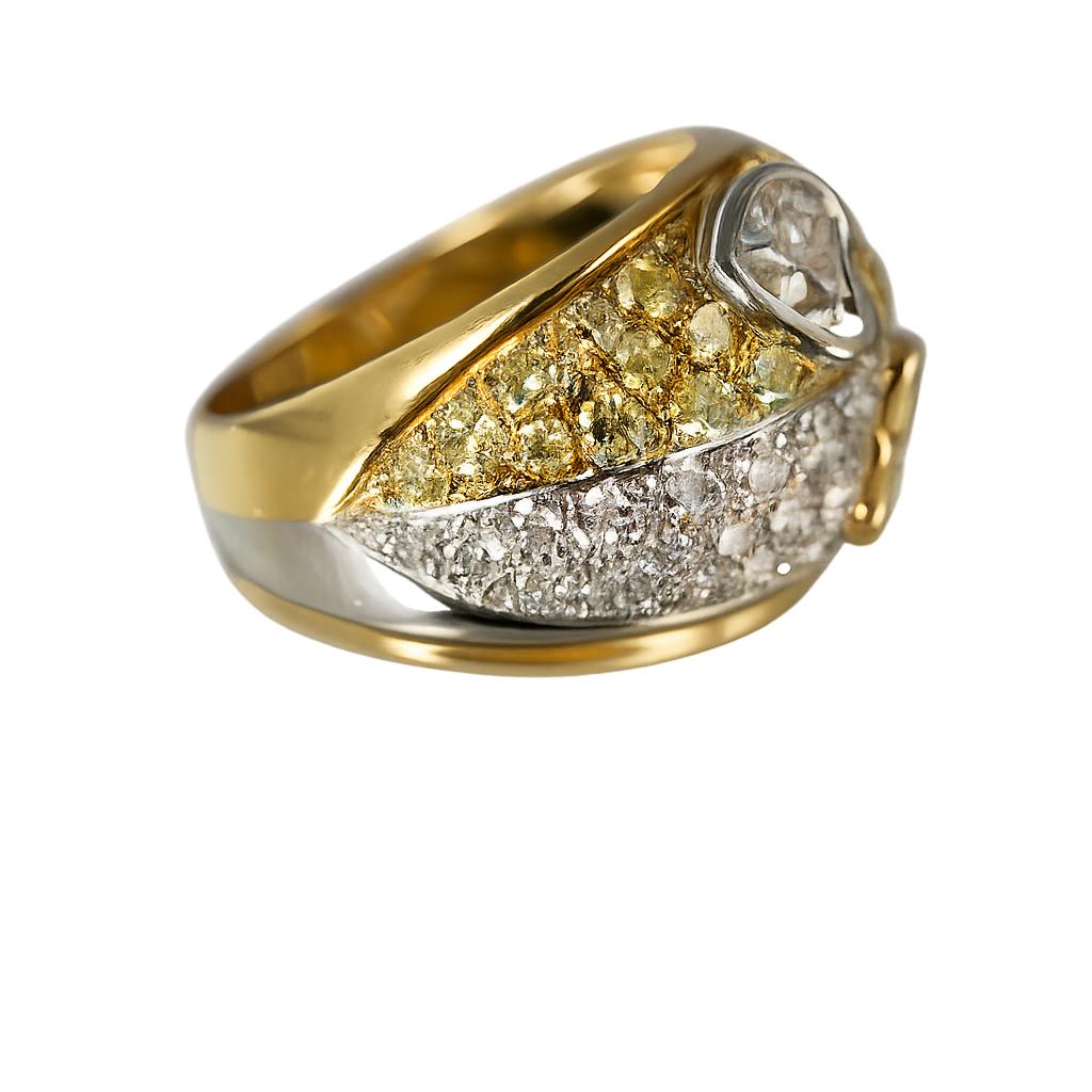 Keith Davis Yellow Diamond Ring