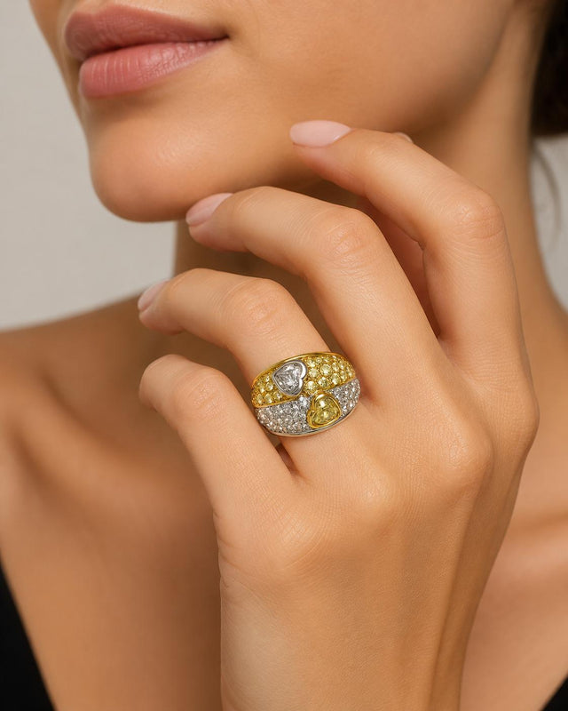 Keith Davis Yellow Diamond Ring