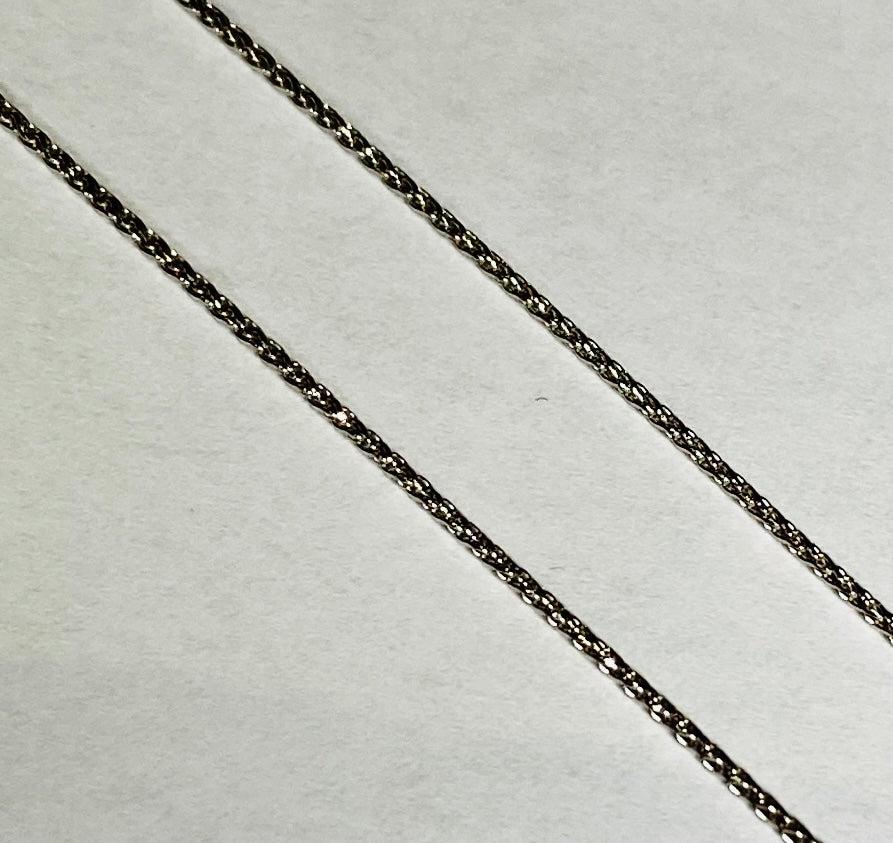 20" 14k rope chain weighing 6.60 grams