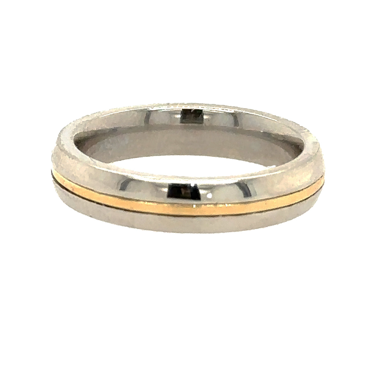 Platinum & 18k Wedding Band