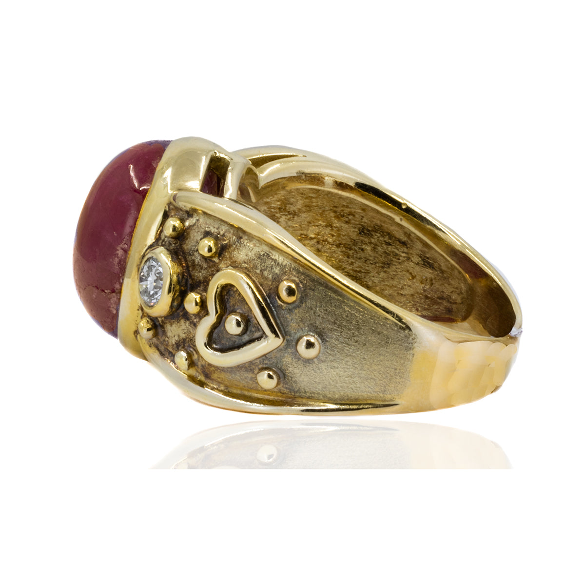 Keith Davis 12.33 ct  Burma Ruby Ring