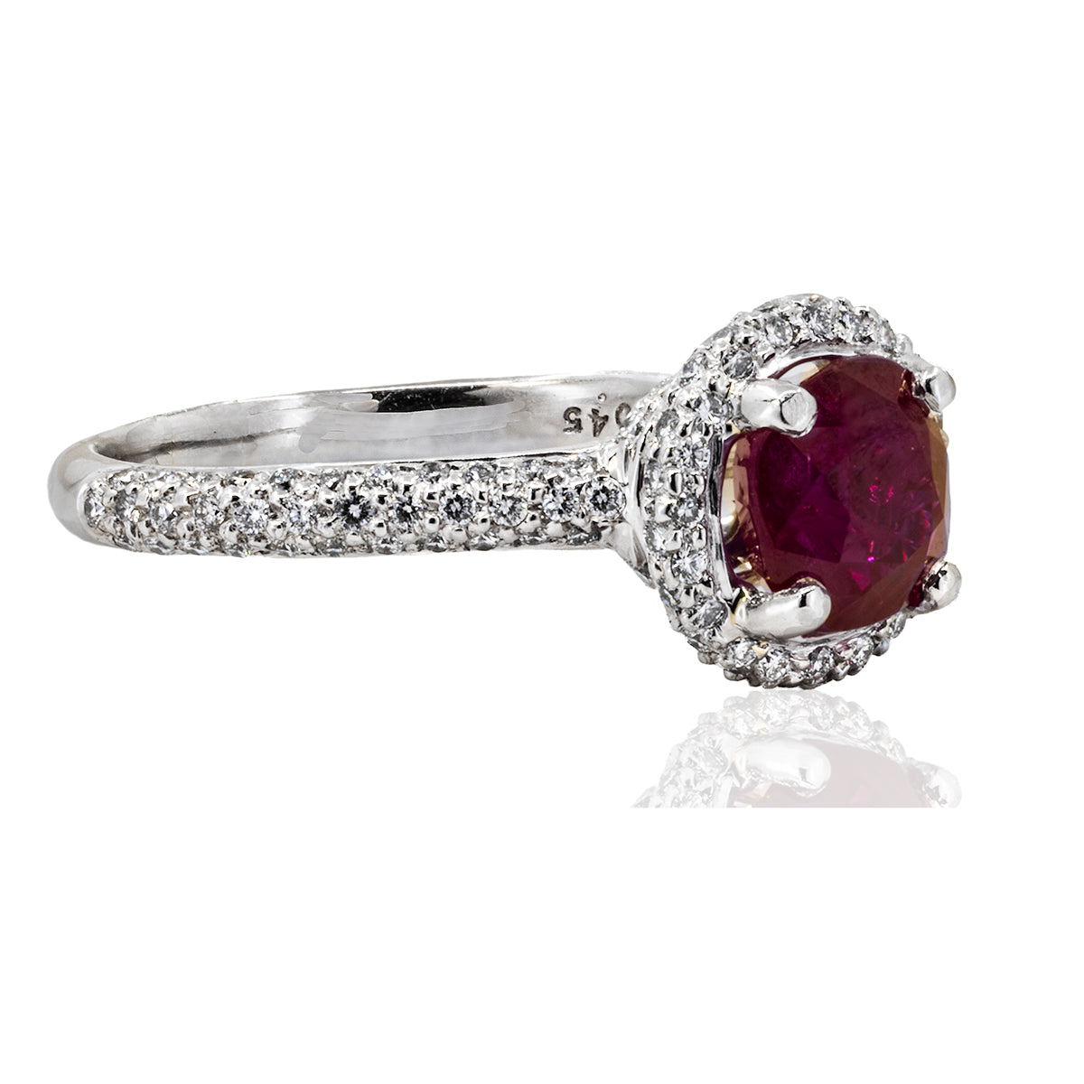 AGL Certified Burma Ruby Ring