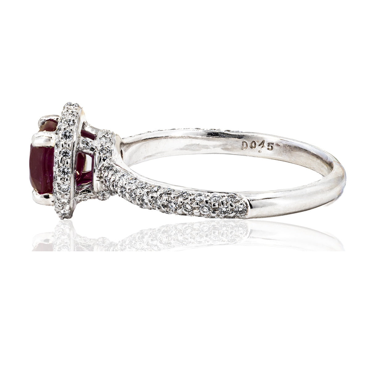 AGL Certified Burma Ruby Ring