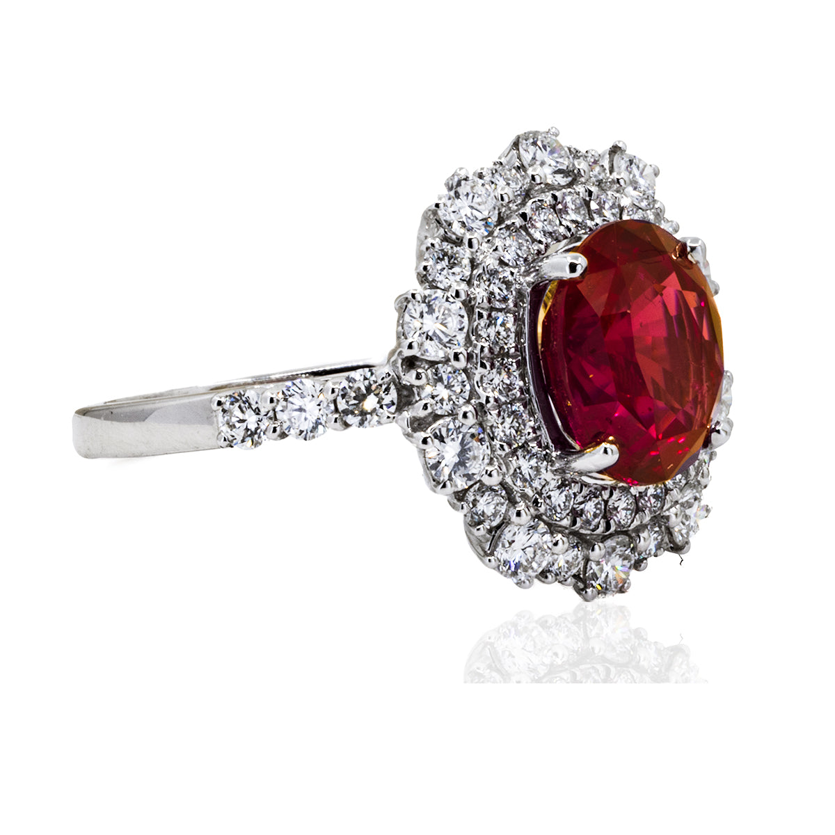 3.55 Carat Ruby Ring