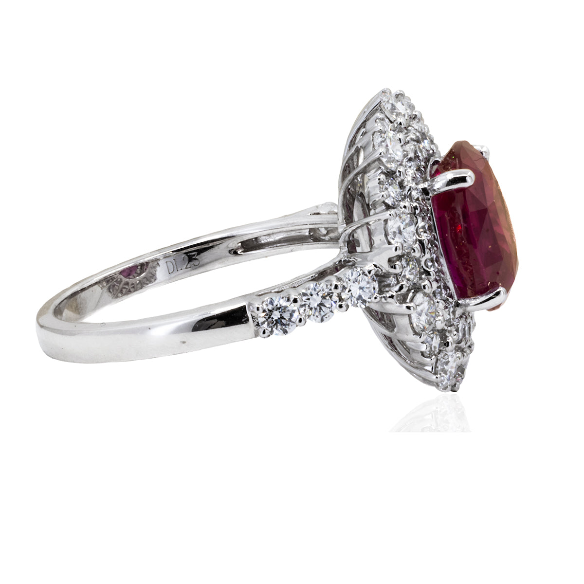 3.55 Carat Ruby Ring