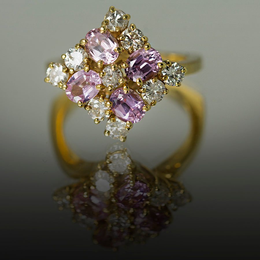 Keith David Pink Sapphire Ring