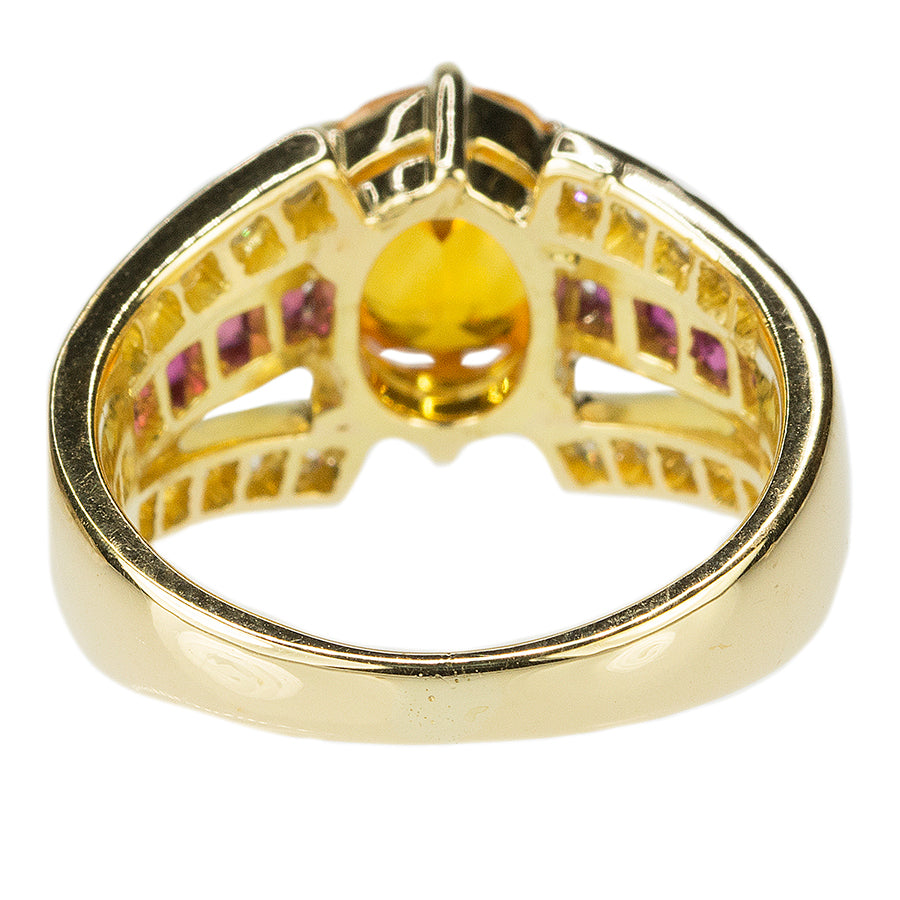 Gold Sapphire Ring