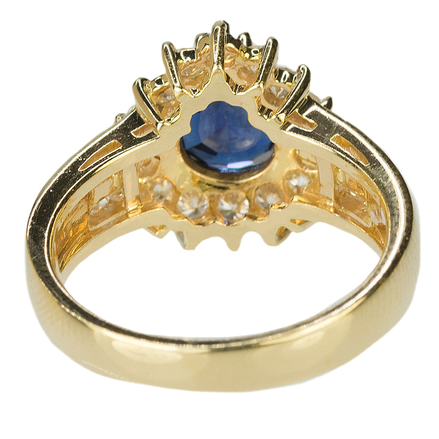 Pear Shape Sapphire Ring