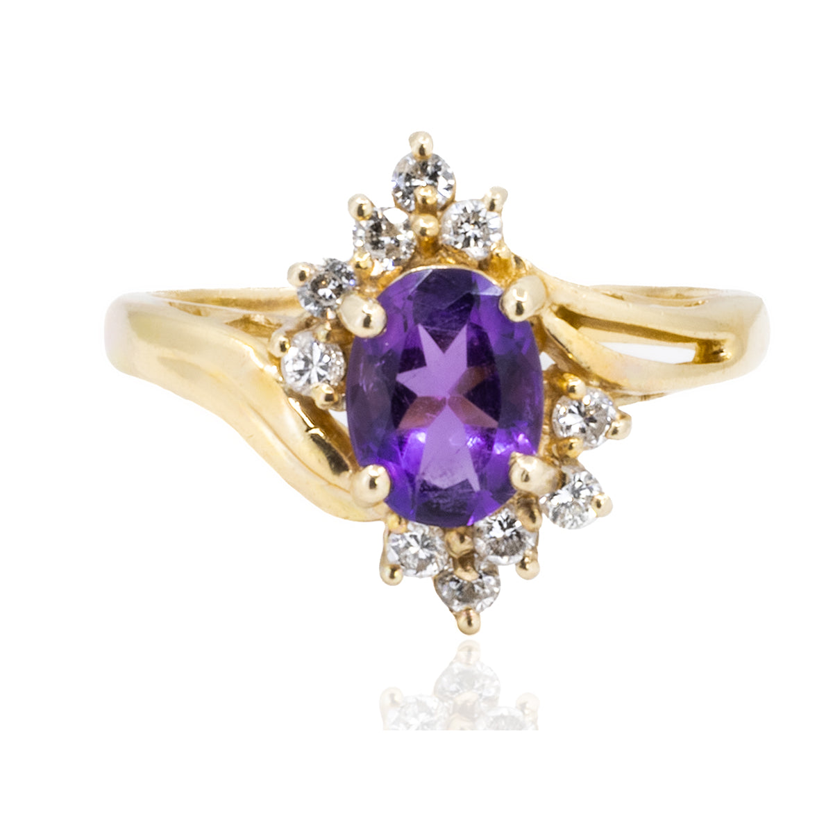 14k Amethyst Ring