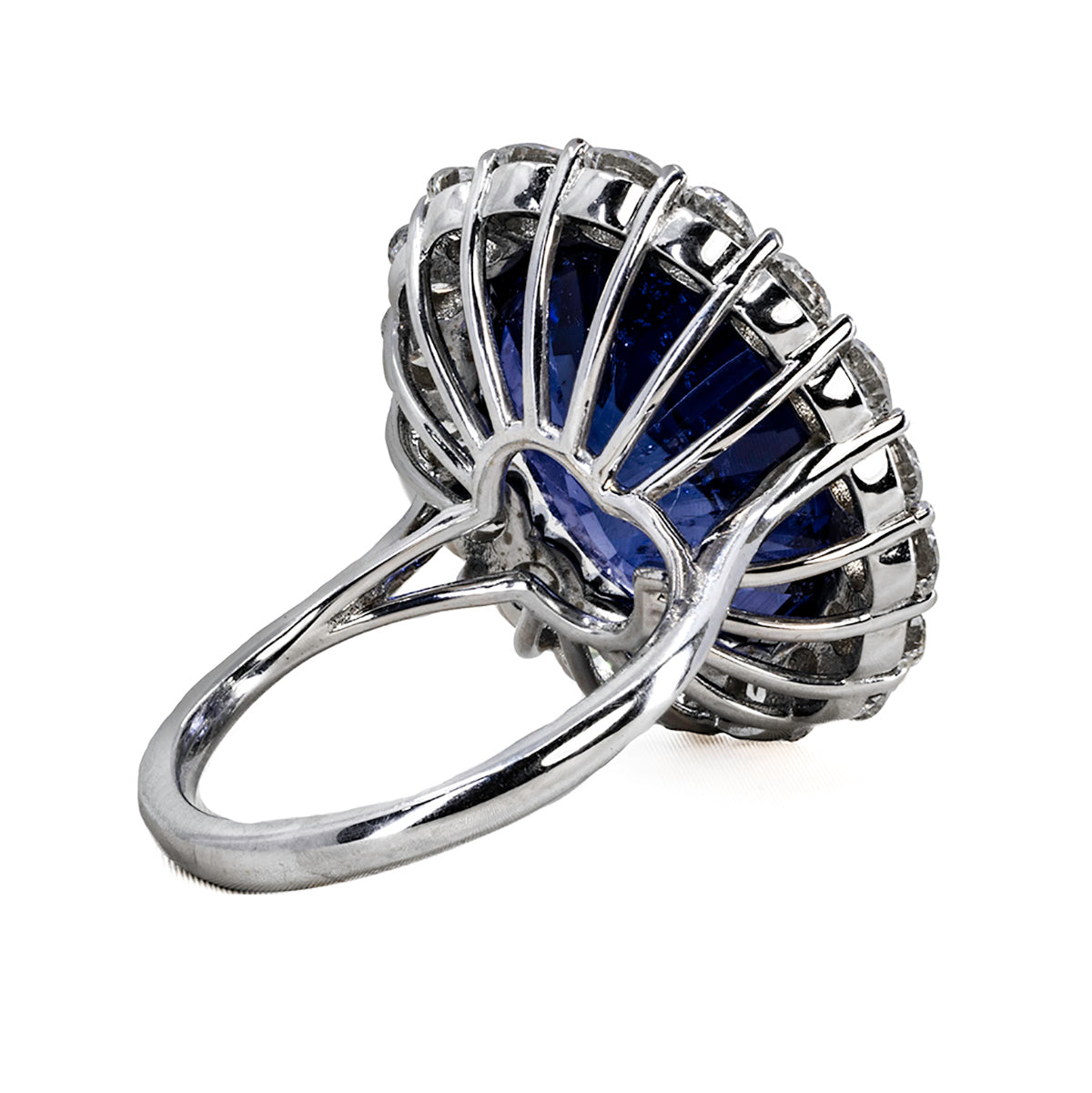 Platinum 20.12 Carat Sapphire Ring