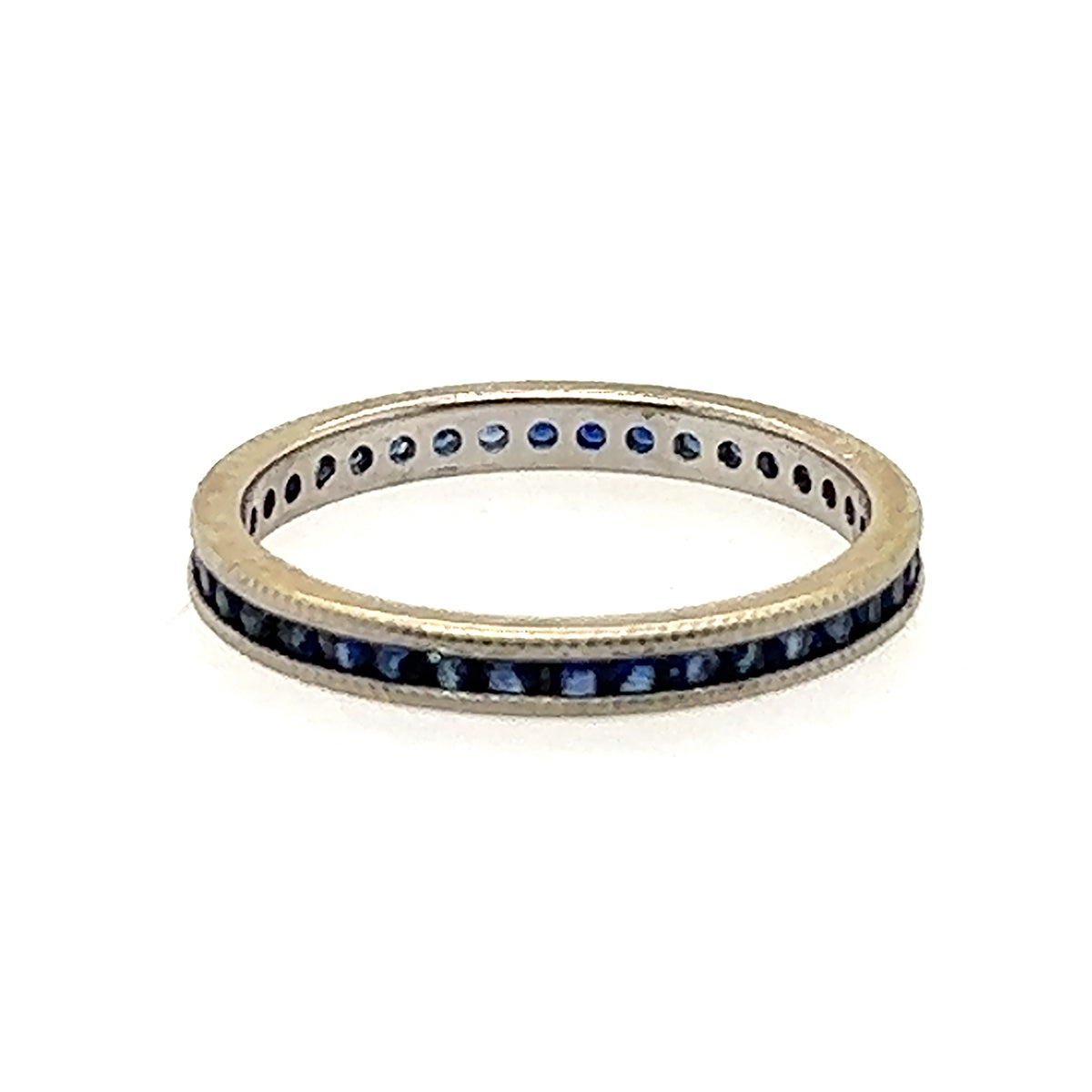 Vintage Sapphire Eternity Band