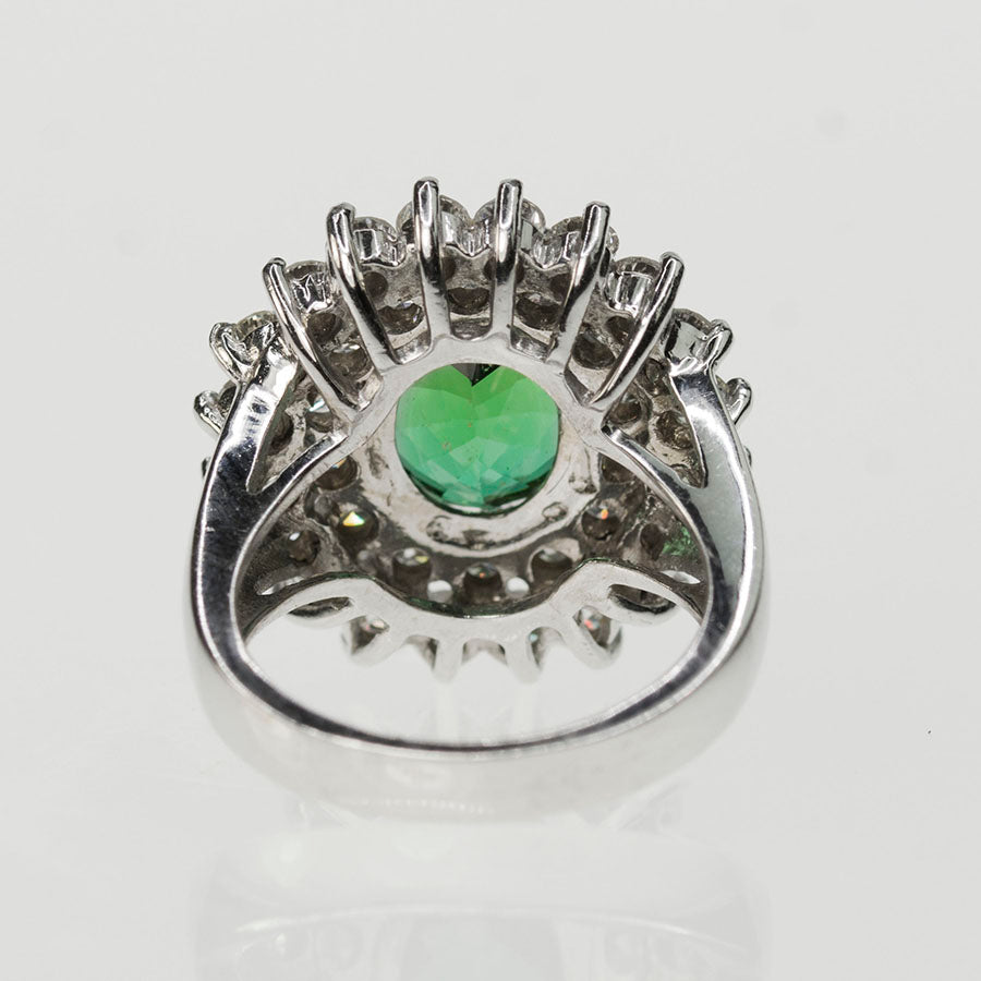 Green Tourmaline Ring