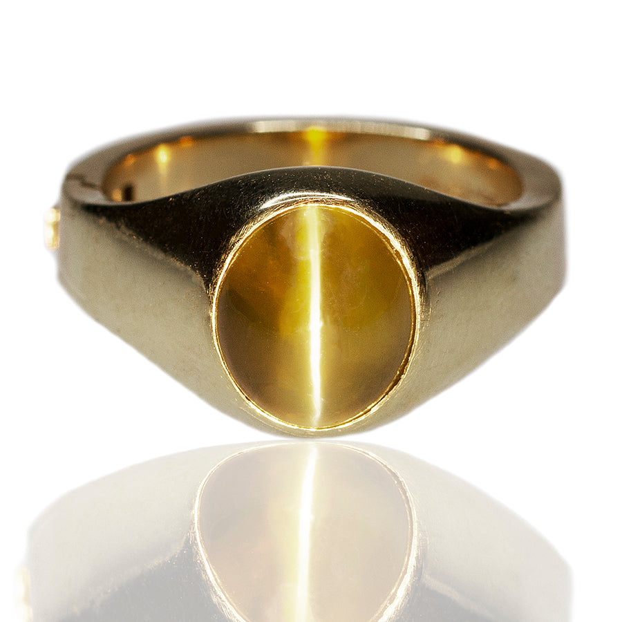 Cats Eye Chrysoberyl Ring