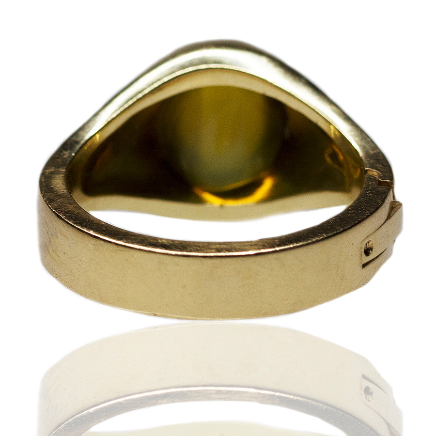 Cats Eye Chrysoberyl Ring