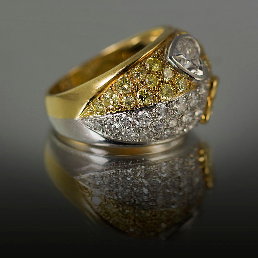 Keith Davis Yellow Diamond Ring