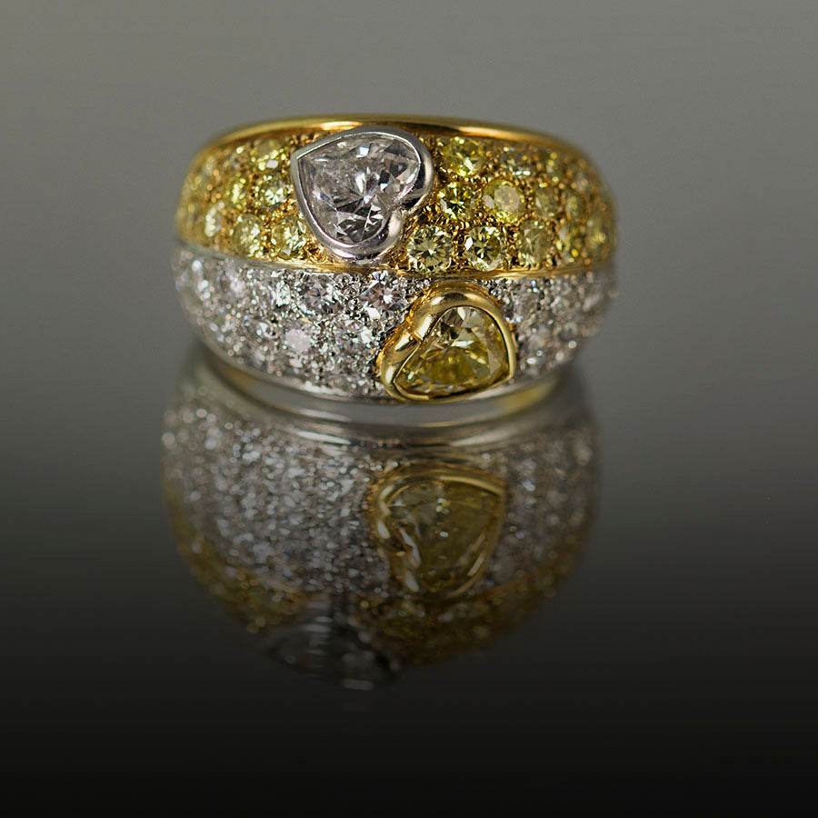 Keith Davis Yellow Diamond Ring