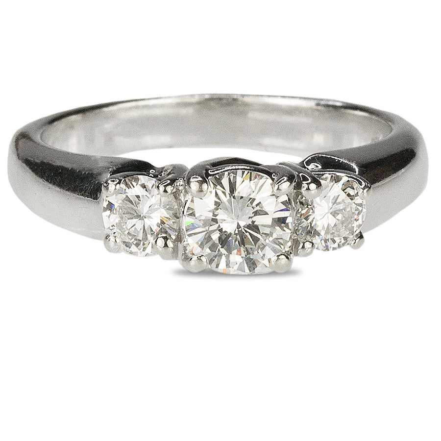 Diamond Three Stone Ring