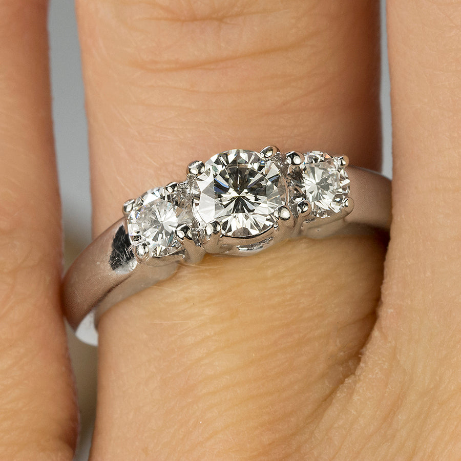 Diamond Three Stone Ring