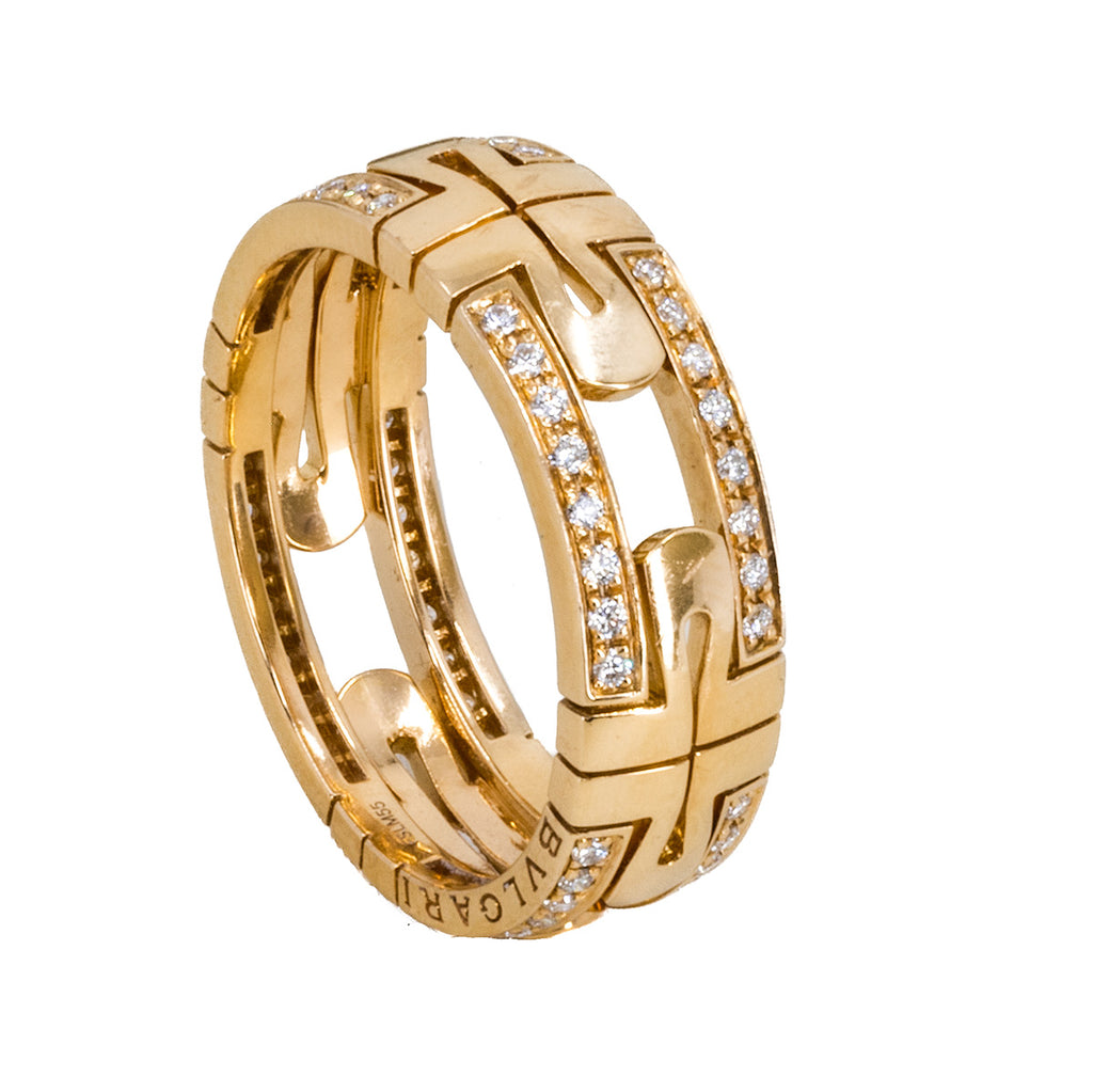 Bvlgari Parentesi Rose Gold Band ThayerJewelers