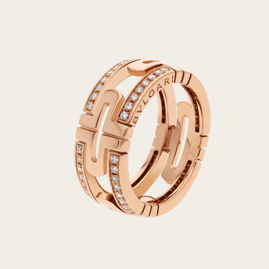 Bvlgari Parentesi Rose Gold Band
