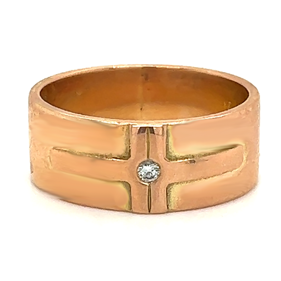 Vintage Rose Gold Band