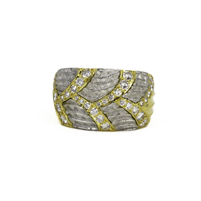 Michael Bondanza 18k & Platinum Venti Ring