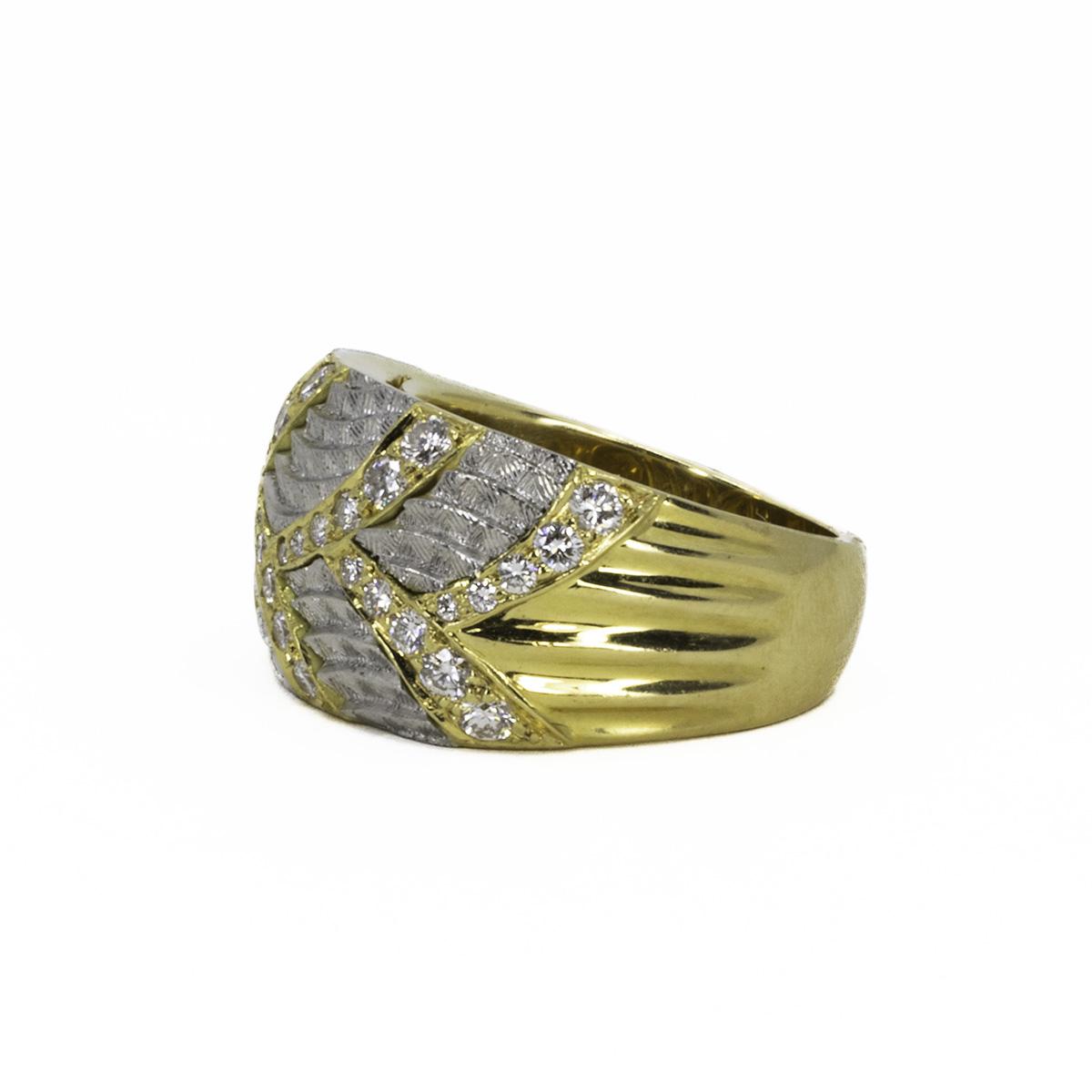 Michael Bondanza 18k & Platinum Venti Ring