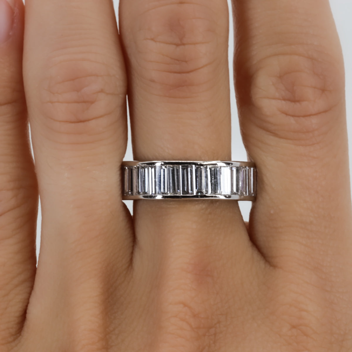 Platinum 5.00 Carart Eternity Band