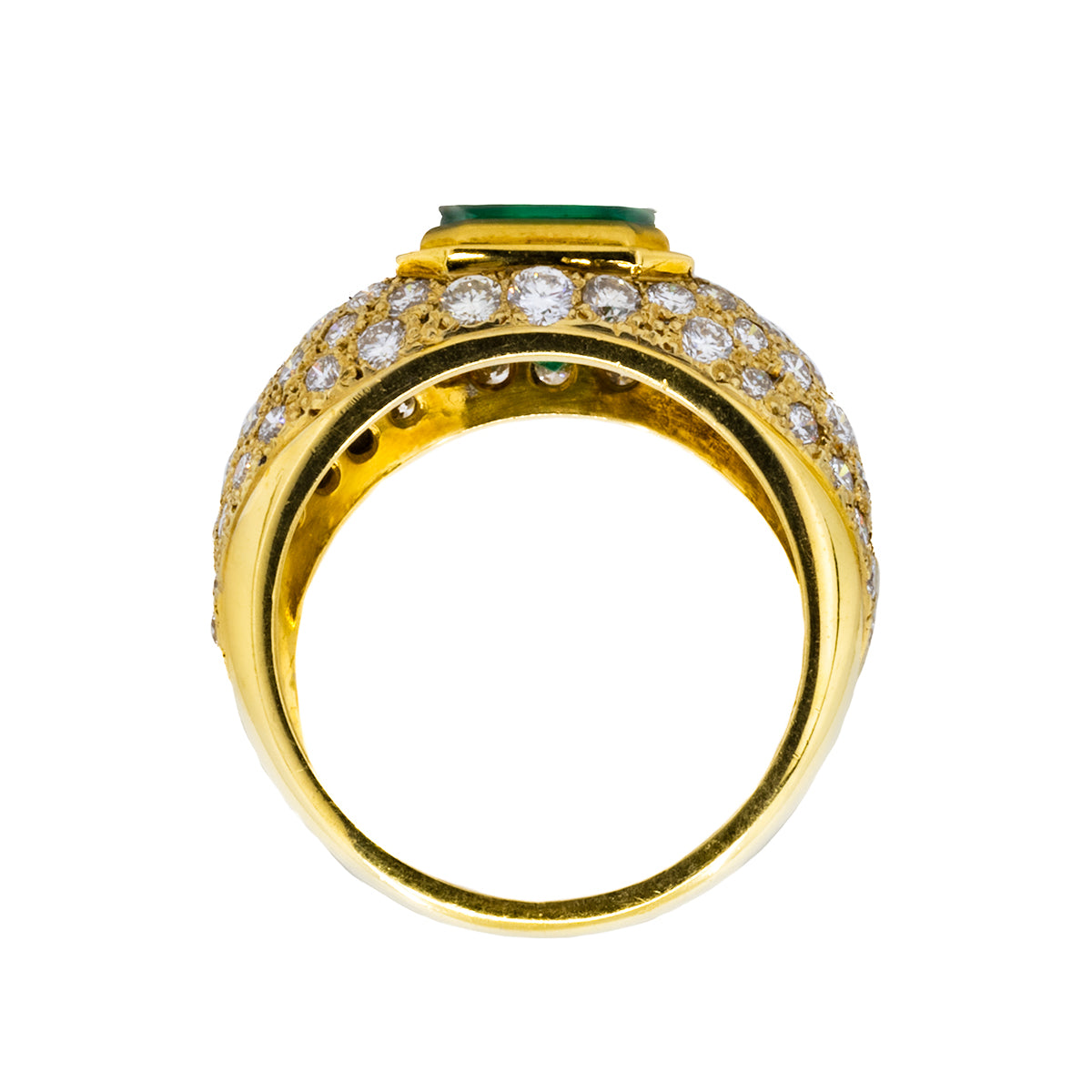 18k Emerald Ring