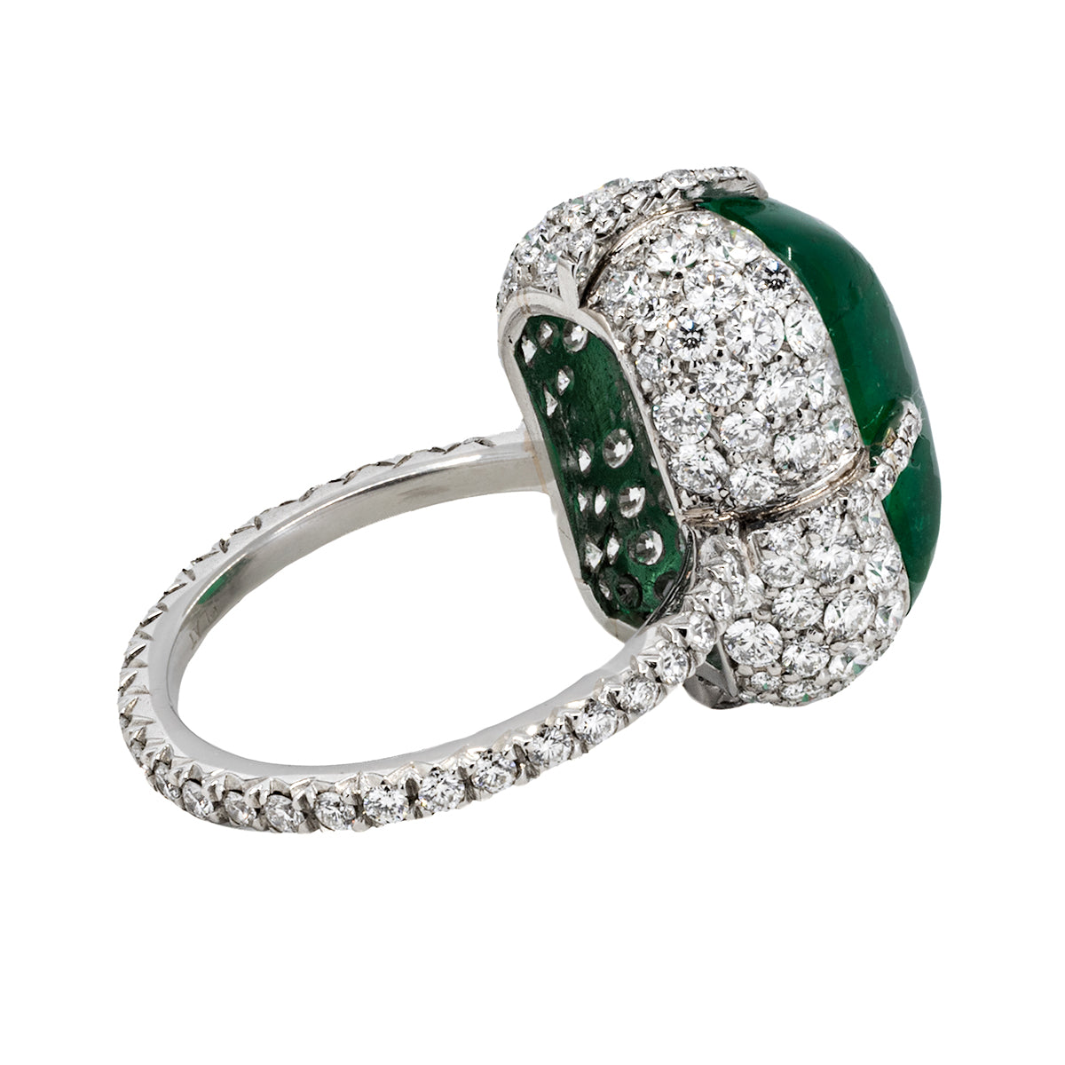 Gubelin Certified Emerald Ring