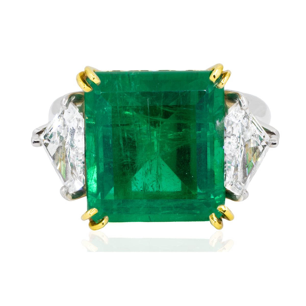 9.91 Carat Emerald Ring