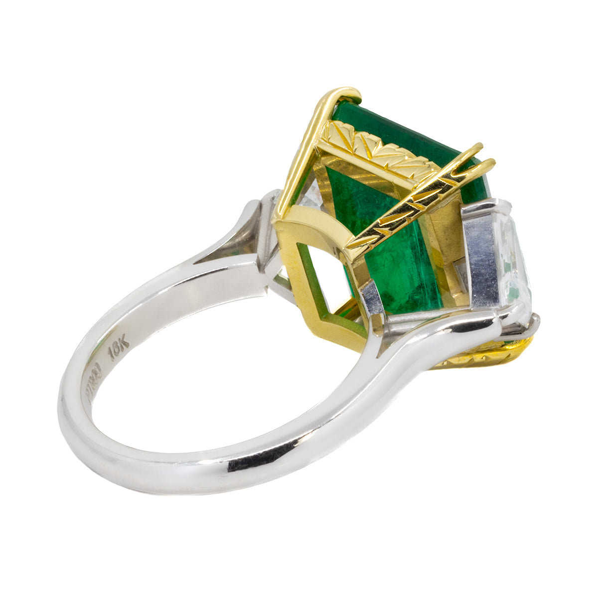 9.91 Carat Emerald Ring