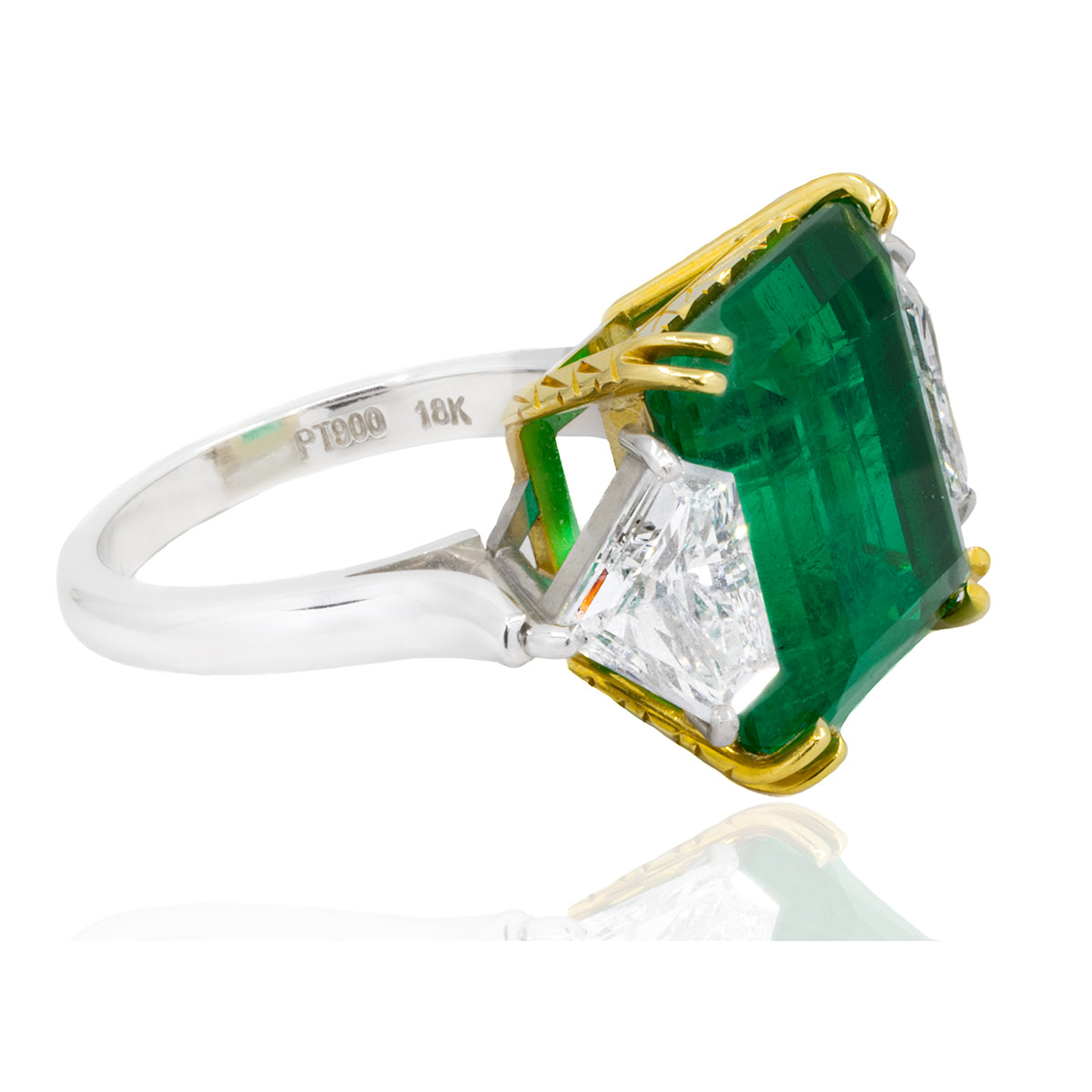 9.91 Carat Emerald Ring